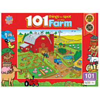 MasterPieces Kids 100 Piece Things to Spot on a Farm Puzzle
