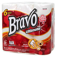 Bravo Ultimate Premium Paper Towels, 6 pack