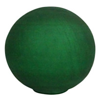 ALPINE® Textured Glass Gazing Globe with LED Lights - Green