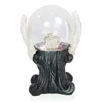 ALPINE® Skeleton Hands Holding Magic Ball with Color Changing LED Lights