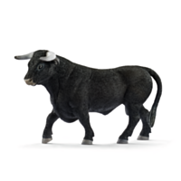Schleich® Black Bull Toy Figurine