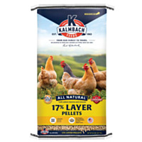KALMBACH™ FEEDS 17% All Natural Layer Pellets, 50 lbs.