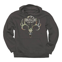 Busch Light Camo Deer Skull Hoodie