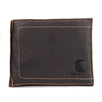 Carhartt Men's' Pebble Leather Passcase Wallet