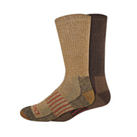 Dickies® Men’s Steel Toe Heavyweight Crew Socks, 2 pack