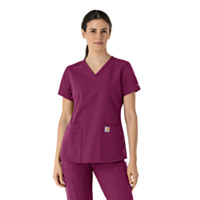 Carhartt® Force Essentials Women's V-Neck Scrub Top