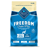 BLUE Freedom™ Adult Dog Grain-Free Chicken Recipe, 24 lbs.