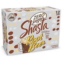 Shasta® Root Beer Zero Sugar, 12 Pack