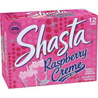 Shasta® Raspberry Creme, 12 Pack