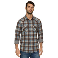 Threadgrit® Men's Arnold Western Knit Flannel Shirt