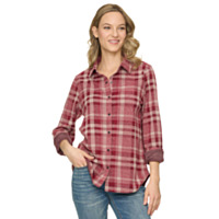 Threadgrit® Women's Finley Knit Flannel Shirt