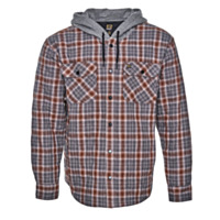 Noble Outfitters® Men's Insulated Hooded Snap Shirt Jacket