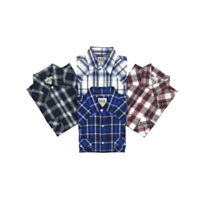 Ely Cattleman Men's Short Sleeve Plaid Western Snap Shirt - Assorted Colors
