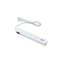Electryx Surge Protector Strip with 3 USB Ports
