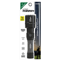Police Security Long Throw 1500 Lumen Half-Mile Beam Rechargeable Flashlight