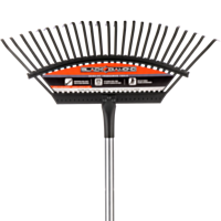Black Diamond® 25-Tine Steel Leaf Rake