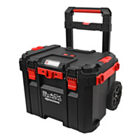 Black Diamond 52 in. 15-Drawer Matte Black Tool Chest Combo
