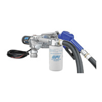 GPI 18 GPM 12V Fuel Transfer Pump with Auto Nozzle, Filter
