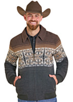Panhandle Slim Men's Border Jacquard Bomber Jacket