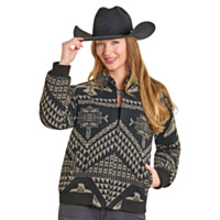 Panhandle Slim Women's Southwestern Print Bomber Jacket