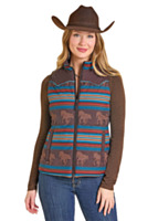 Panhandle Slim Women's Puffer Reverible Vest