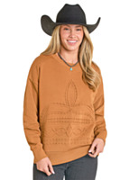Panhandle Slim Women's Boot Stitch Sweater