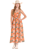 ROCK&ROLL DENIM Women's Patch Print Dress