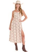 ROCK&ROLL DENIM Women's Horse Print Dress