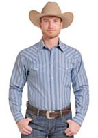 Panhandle Slim Men's Long Sleeve Woven Snap Shirt