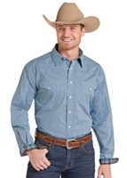 Panhandle Slim Men's Long Sleeve Woven Snap Shirt