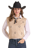 Panhandle Slim Women's Horseshow Sweater Vest
