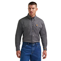 Wrangler Riggs Workwear FR Flame Resistant Long Sleeve Twill Work Shirt