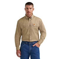 Wrangler Riggs Workwear FR Flame Resistant Long Sleeve Twill Work Shirt