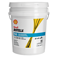 Shell Rotella® T4 Triple Protection® 15W-40 Engine Oil, 5 gal.