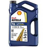 Shell ROTELLA® T6 Full Synthetic 10W-30 Diesel Engine Oil, 1 Gallon
