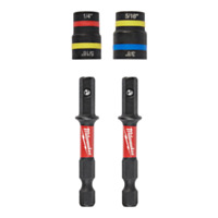 Milwaukee 2PC SHOCKWAVE™ Impact Duty QUIK-CLEAR™ 2-in-1 Magnetic Nut Driver Set