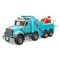 Bruder® Toys Mack Granite Recovery and Towing Truck with Light and Sound Module