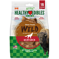Nylabone® Healthy Edibles Wild All-Natural Long Lasting Chew Treats - Small Bison, 16 Pack
