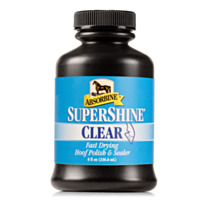 Absorbine® SuperShine® Hoof Polish & Sealer - 8 fl oz. Jar with Brush, Clear