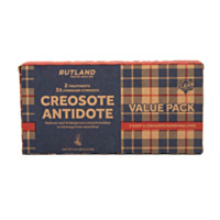 Rutland Creosote Antidote, Chimney Cleaning Fire Logs, 2 pack