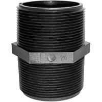 Green Leaf Incorporated® Poly NIPPLE 1" MALE NPT X 1" MALE NPT