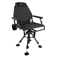 Black Sierra HI-LINE Adjustable Swivel Hunting Chair