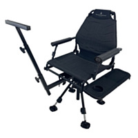 Black Sierra HI-LINE Fully Loaded Swivel Blind Chair