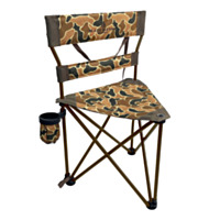 Black Sierra HD-Tri Hunt Stool w/ Back