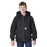 Carhartt® Boy's Canvas Insulated Active Jac - Youth