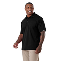 Berne® Short Sleeve Ribbed Collar Pocket Polo Shirt