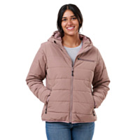 Berne® Women's Channel Quilt Ripstop Hooded Jacket