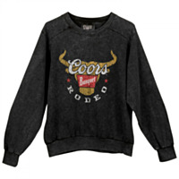 Coors Skull Rodeo Crew Neck Sweatshirt