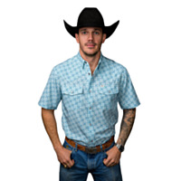 FERRELL The Cal - Short Sleeve Pearl Snap Shirt