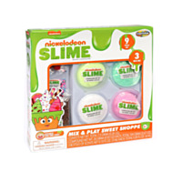 Nickelodeon Mix & Play Sweet Shoppe Slime Set, 9 Piece